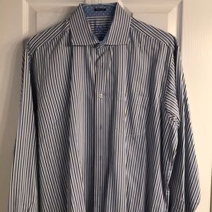 BUGATCHI classic fit striped shirt